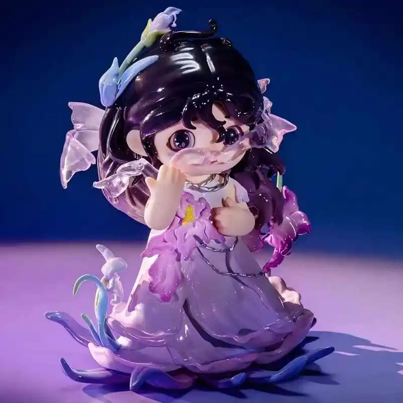 정품 조이 V4 빛과 어둠의 밤 시리즈 블라인드 박스 귀여운 컬렉션 장식 피규어 미스터리 박스 장난감 인형 선물