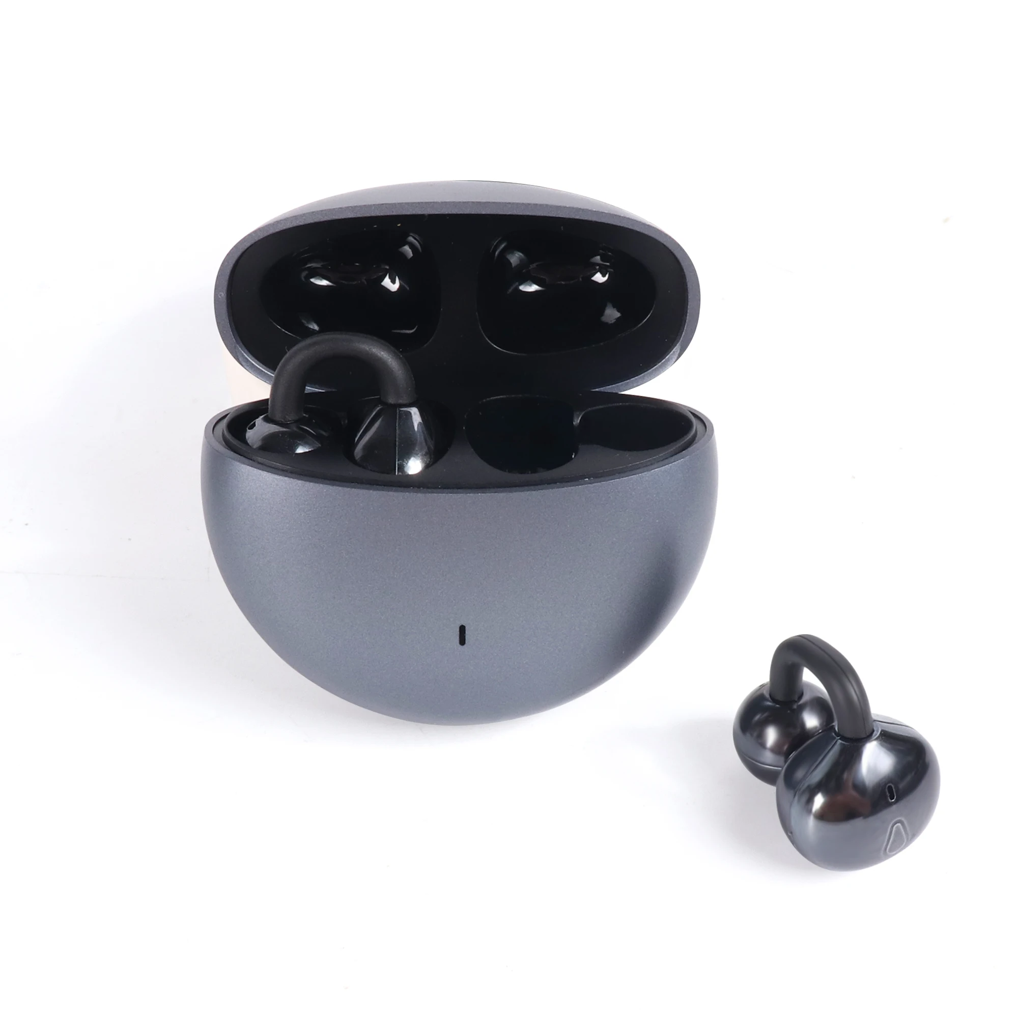 OWS الأذن كليب بلوتوث 5.4 سماعات مع 1 زوج الزركون أقراط مشبكية دعوى IPX4 مقاوم للماء غير في الأذن سماعات لاسلكية حقيقية