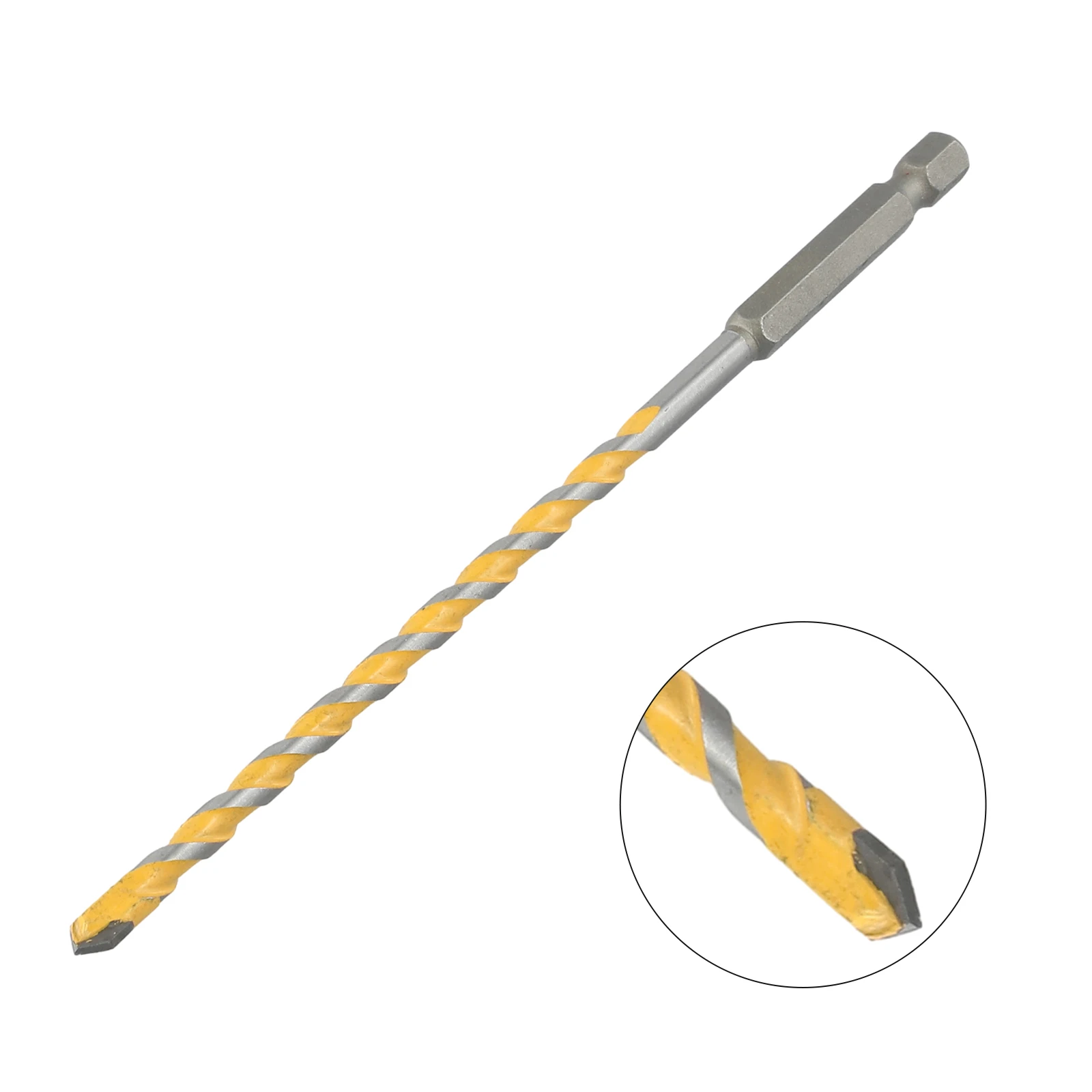 Punta da trapano elettrica 1 pezzo gambo esagonale da 1/4 pollici resistente all'usura durevole alta qualità nuovissima durata