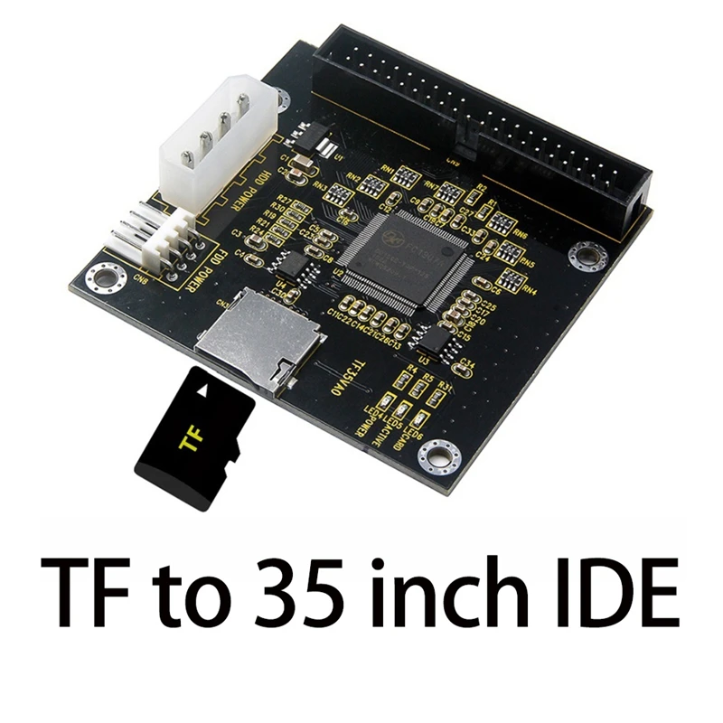 SD SDHC Memory Card Adapter TF To 3.5 Inch IDE Adapter Mini SD To IDE 44Pin Hard Disk Adapter Card for Laptop