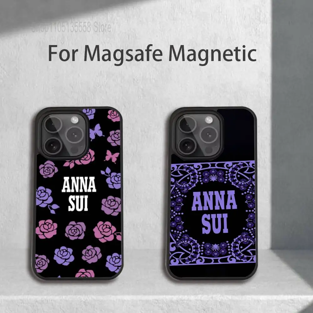 

Purple A-ANNA S-SUI Phone Case For iPhone 17,16,15,14,13,12,11,Pro,Max,Plus,Mini,SE4,E Magnetic Magsafe Wireless Charging