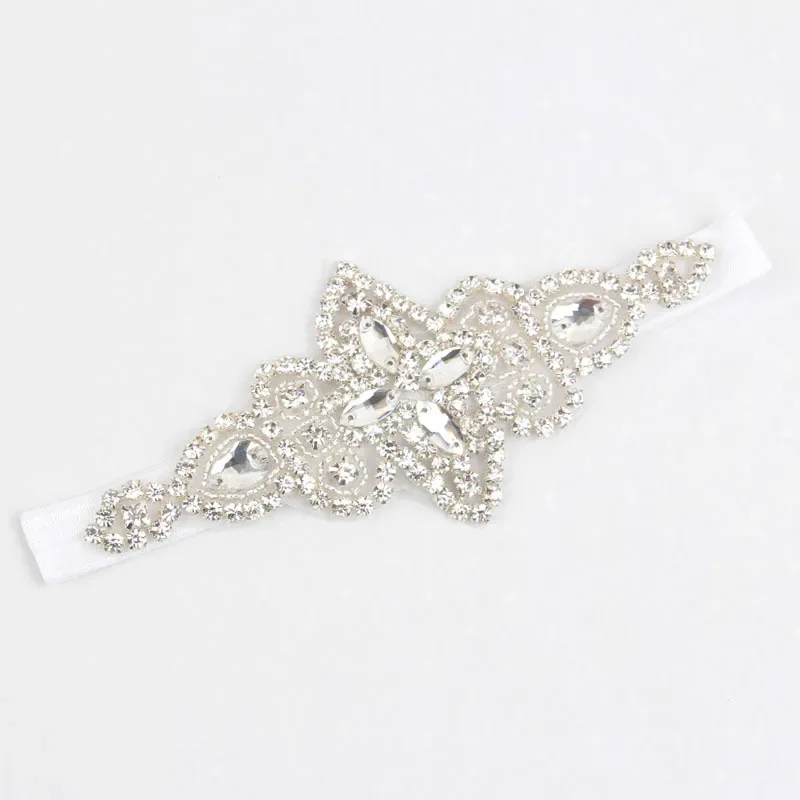 Yundfly-Diadema de flores de cristal Vintage para niña, accesorios para el cabello, joyería de boda para niños, envoltura de cabeza de diamantes de