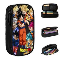 Fun Dragon Ball Z DBZ Goku Pencil Case Pencilcases Pen Holder for Student Big Capacity Bag Students School Gifts Stationery