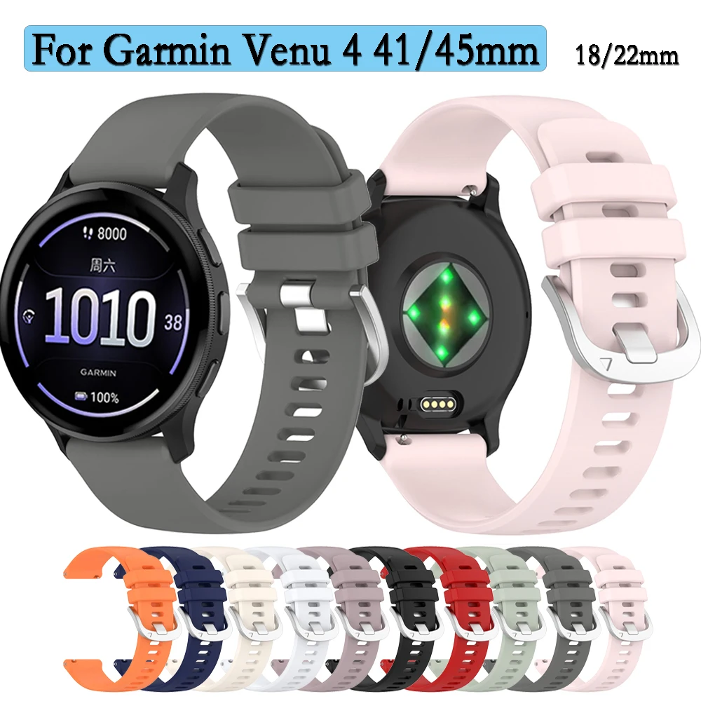 

18/22mm Strap For Garmin Venu 4 Wristband High Quality Buckle Watchbands For Garmin Venu 4 41/45mm Watch Accessories