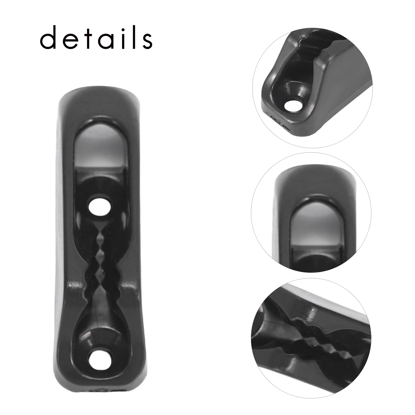 6Pcs Canoe Kayak Cord Lock Rudder Control Nylon Self-Lock Rope Cord Tensioner Runner Anchor Jam Cleat Boat Accessories