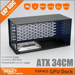 Base de tarjeta gráfica para portátil TH3P4G3 PD, 60W, 85W, GPU, base eGPU, gráficos externos, Thunderbolt3/4 w, SFX/ATX, funda de Metal