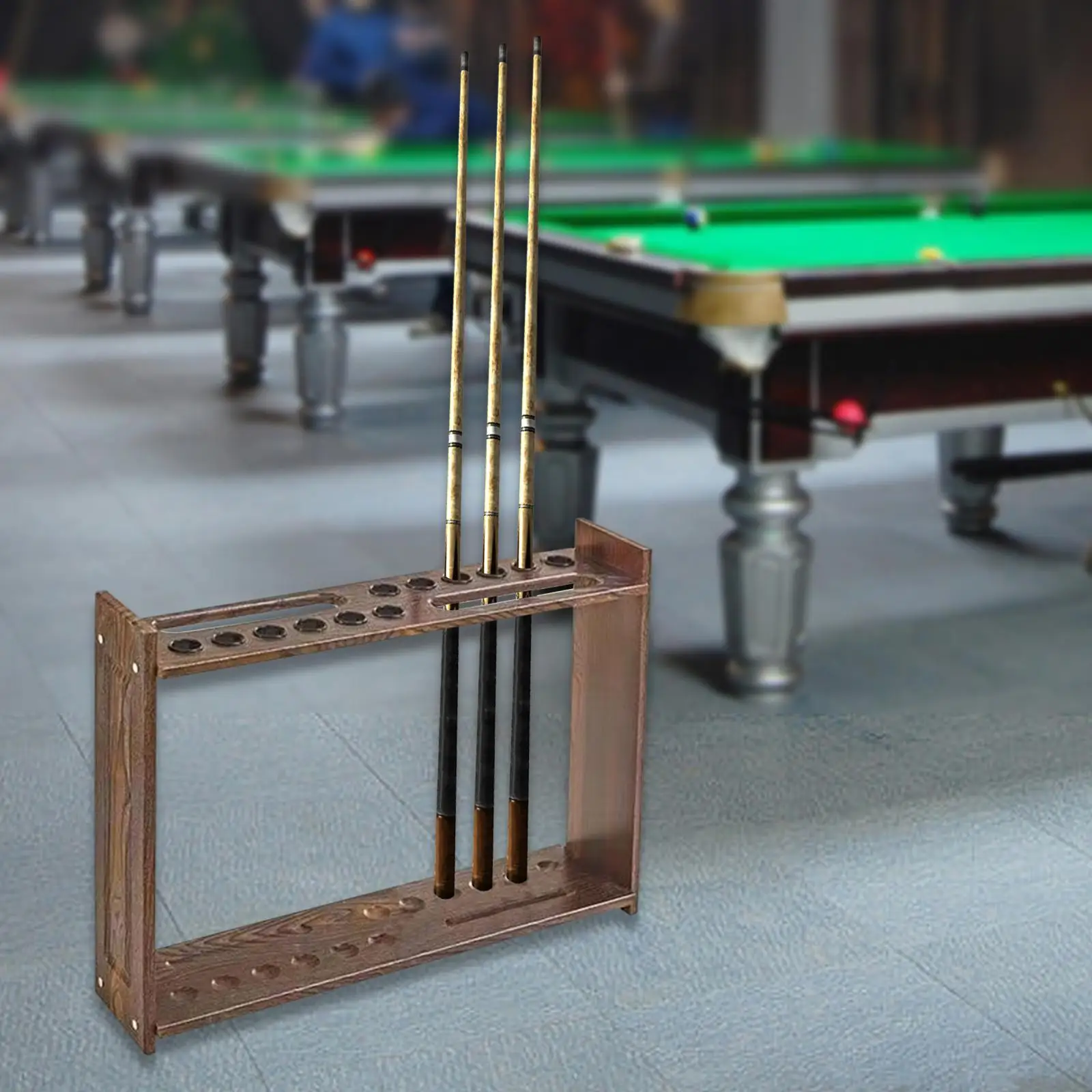 

Деревянная стойка для бильярдных киев, современный зал, общественный стержень, подарок для игрока, держатель для бильярдной клюшки