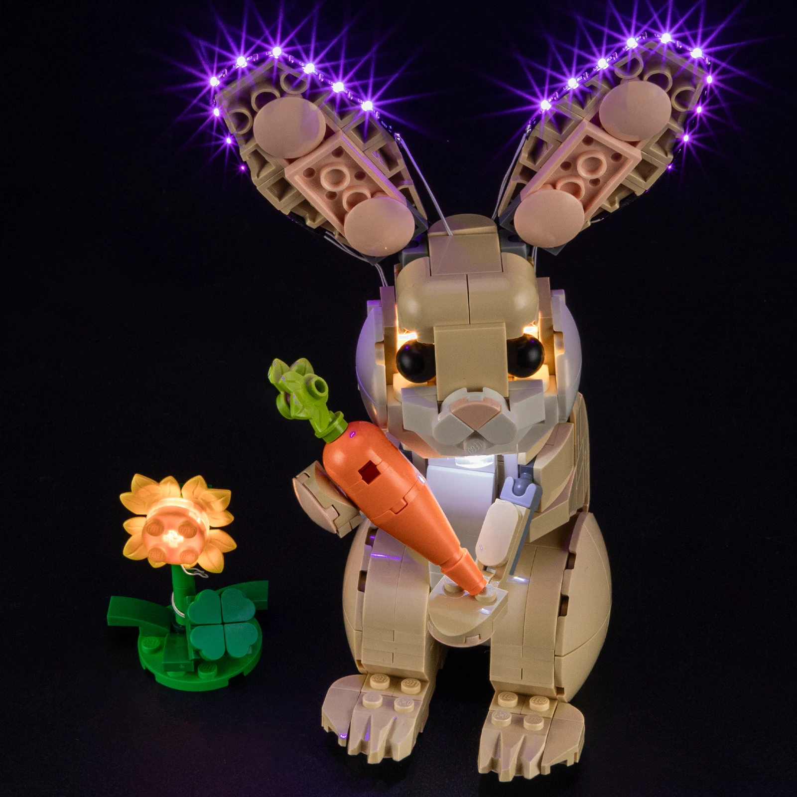 مجموعة الإضاءة لمجموعة LEGO Cute Bunny 31162 لا تشمل مكعبات البناء (مجموعة إضاءة LED فقط)