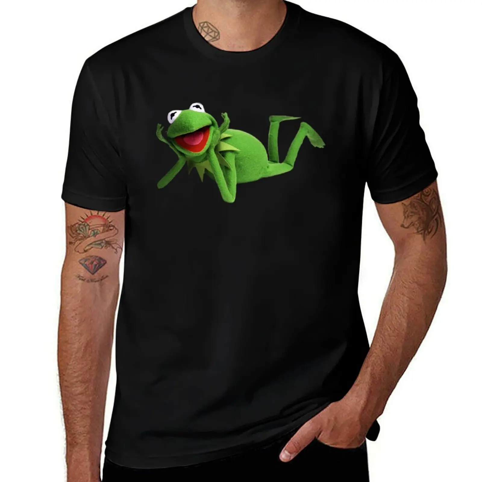 Kermit T-Shirt Breathable Workout Short Sleeve Top T-Shirt