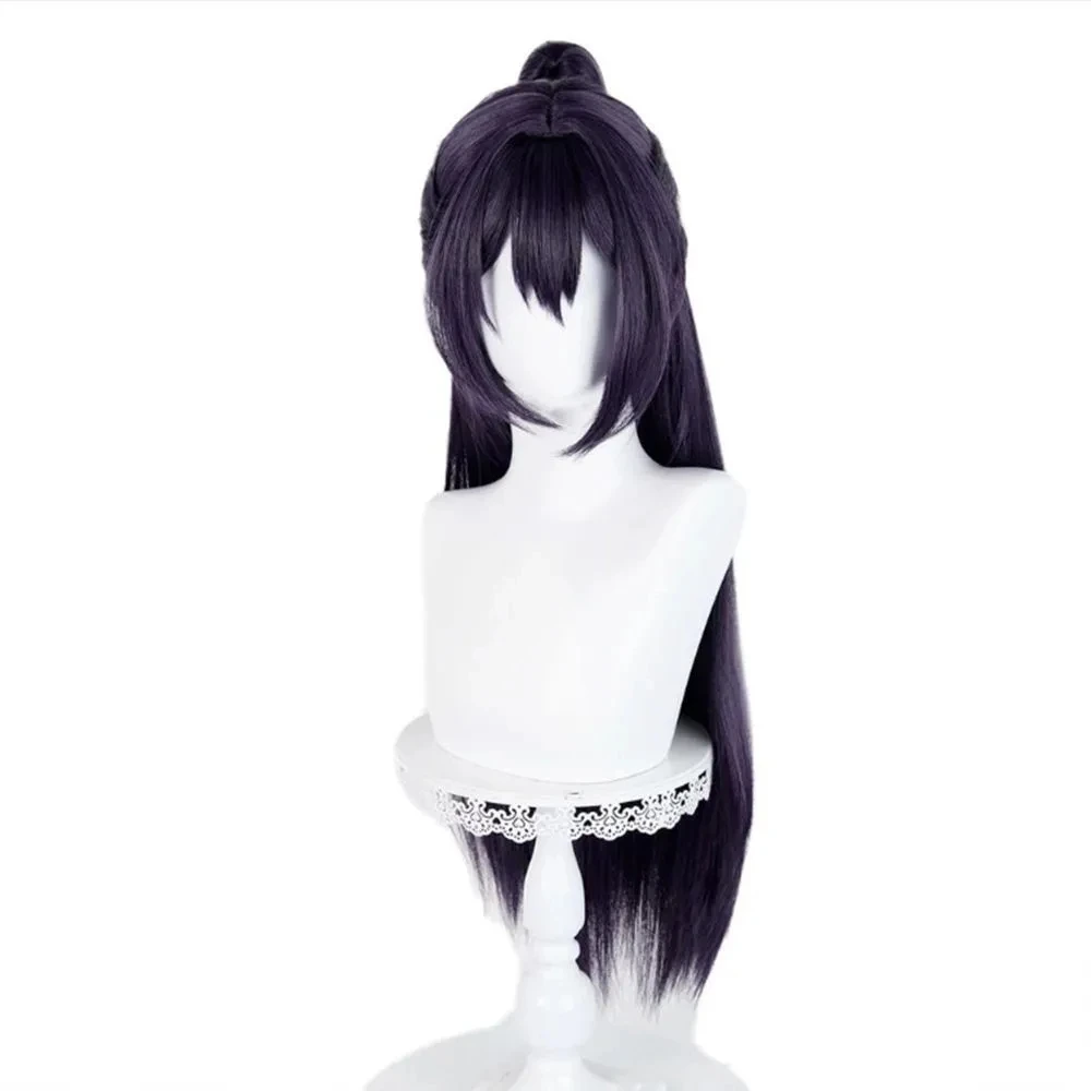 Game Hong Lu Cosplay Pruik Paars Mannen Vrouwen Lang Haar Hittebestendige Synthetische Volledige Pruik Halloween Party Prop