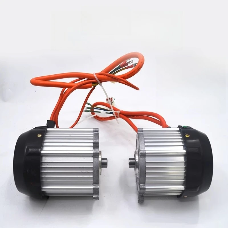 Silnik do trójkołowca elektrycznego 60V 1500W 48V 1000W, 14 zębów, z wewnętrznym rowkiem, silnik synchroniczny z magnesami trwałymi, wysoka wydajność.