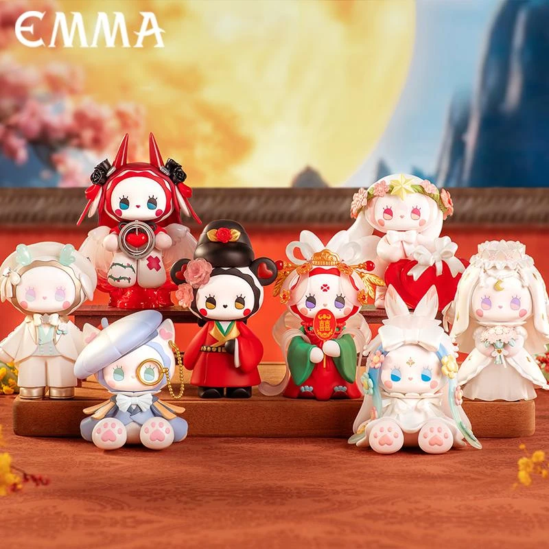 EMMA Secret Forest Dim Lights Series caja misteriosa confirmar estilo lindo modelo de figuras de acción chica sorpresa regalos de cumpleaños juguetes para niños