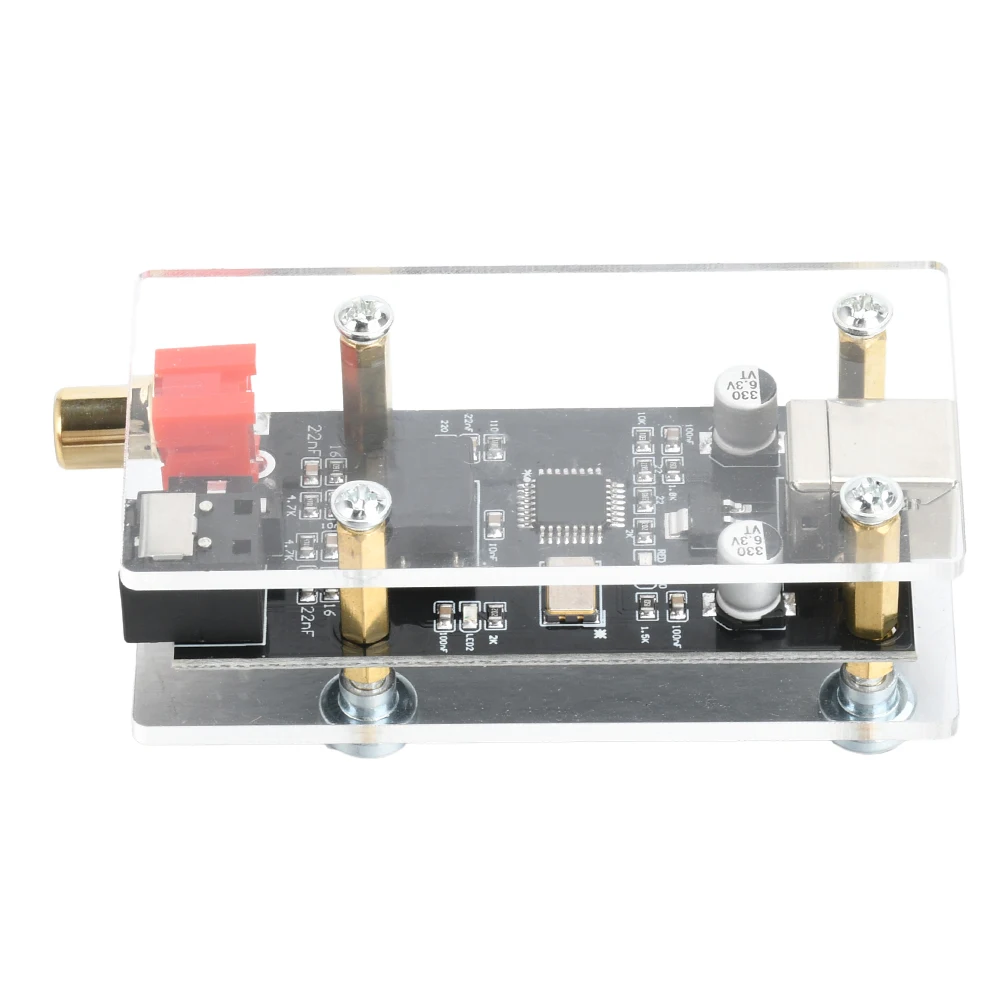 Digital Sound Card SPDIF to Fiber Coaxial Original Code Conversion Output Audio Decoder USB DC 5V