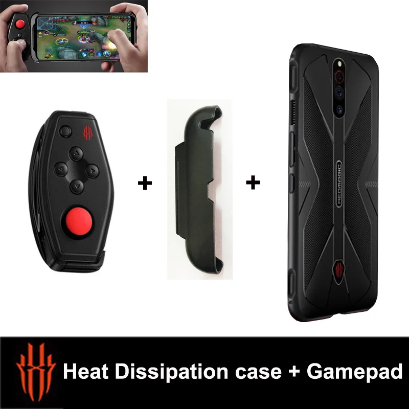 Bluetooth Wireless Gamepad for ZTE Nubia Red Magic 5G, PUBG Game Controller, Joystick Phone, Single Hand Gaming Handle Case