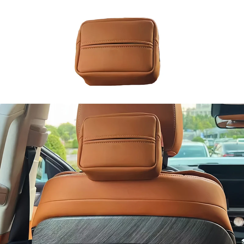 Car storage bag Fit for GWM Tank 500hi4t hybrid oil truck special car tissue bag seat back tissue box car modification parts