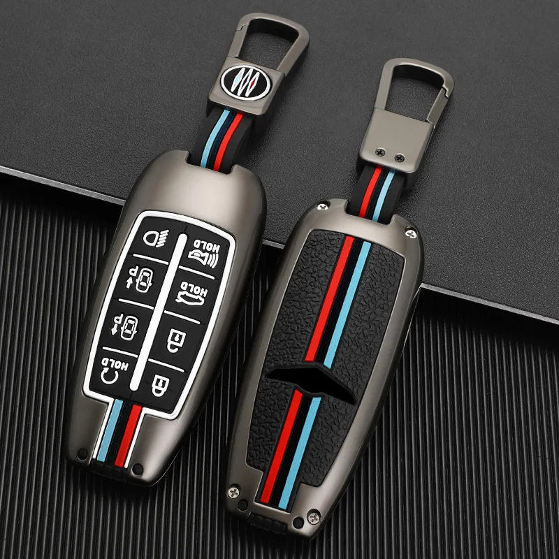 Zinklegierung Autoschlüssel-Schutzhülle für Hyundai Genesis G70 G80 G90 GV70 GV80 EQ900 DH BH G60 Serie Zubehör