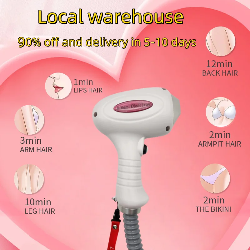 

808 Diode Handle Laser Hair Removal Skin Rejuvenation Ipl 12V Power Supply Screen Machine Depilatory Beauty Spare Part Salon Use