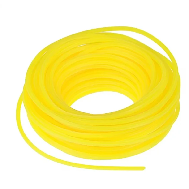 Imagem -04 - Lusqi-grass Trimmer Line Corda de Corte de Nylon Quadrada Eficiente Cortador de Gramado Acessório de Cabeça de Lâmina 25m 24 mm