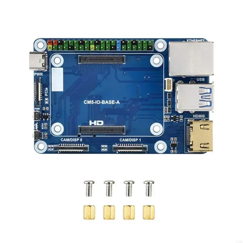 Small Size Compute Module 5 Expansion Board Supporting CM5 Lite/eMMC With Multiple Interfaces