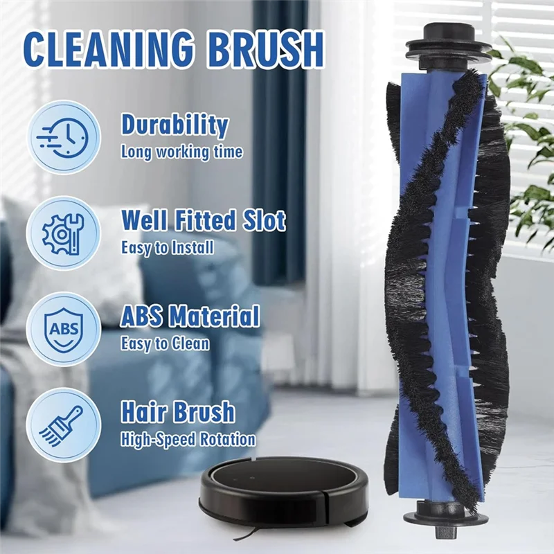 Accesorios de repuesto para Robot aspirador Eufy X10 Pro Omni, rollos de cepillo B47B