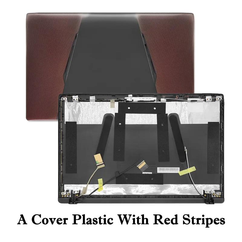 New For GL553 FX553 ZX553 FZ53 FX53 KX53 Metal Laptop LCD Back Cover Front Bezel Palmrest Bottom Case Hinge Replace Cover