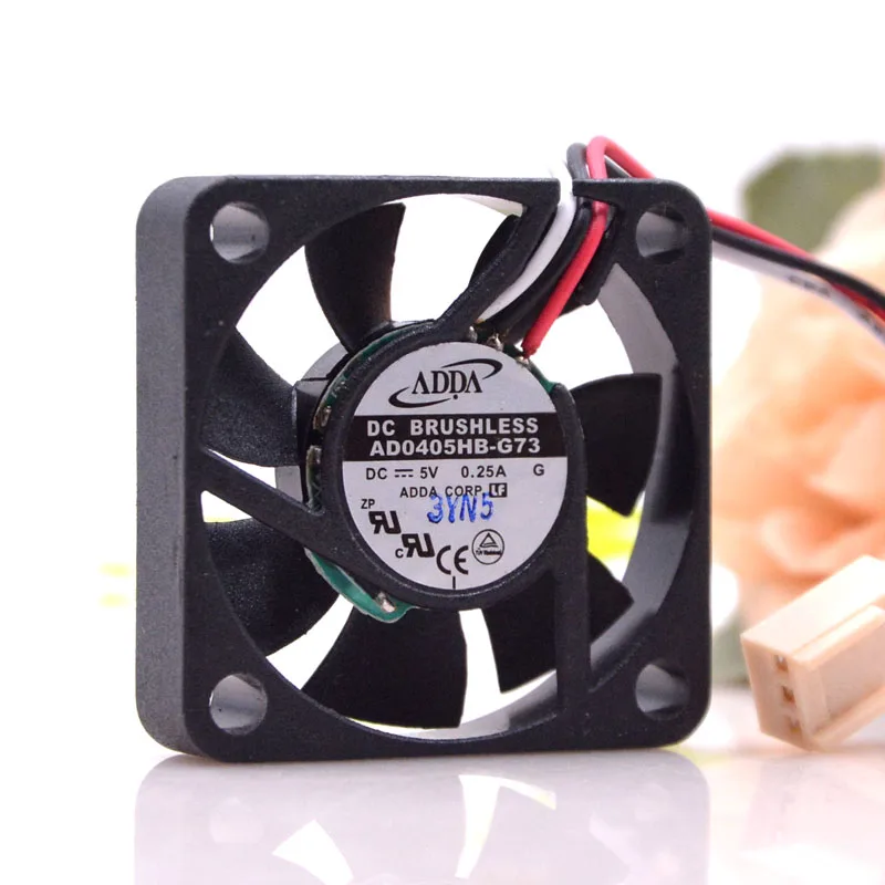 ADDA 4010 AD0405HB-G73 40mm 4cm DC 5V 0.25A 3-Wire 4CM Server Cooling Fan