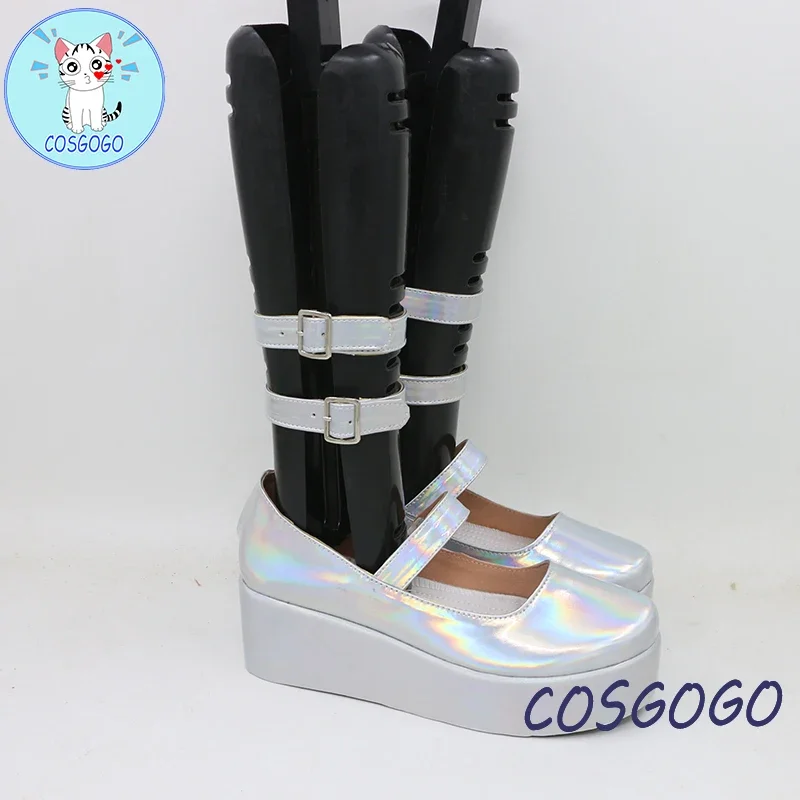 Hololive NEEDY GIRL OVERDOSE KAngel Cosplay Shoes Angel-chan Beautiful Shoes Halloween Cosplay Shoes