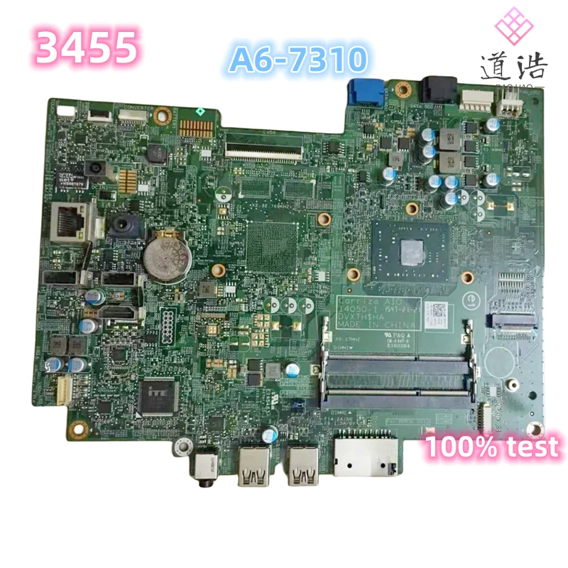 

CN-06H91J For Dell 3455 AIO Motherboard 14050-1 A6-7310 CPU 06H91J 6H91J DDR3 Mainboard 100% Tested Fully Work