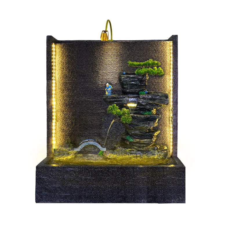 

Large water curtain wall screen household living room outdoor courtyard creative water feature