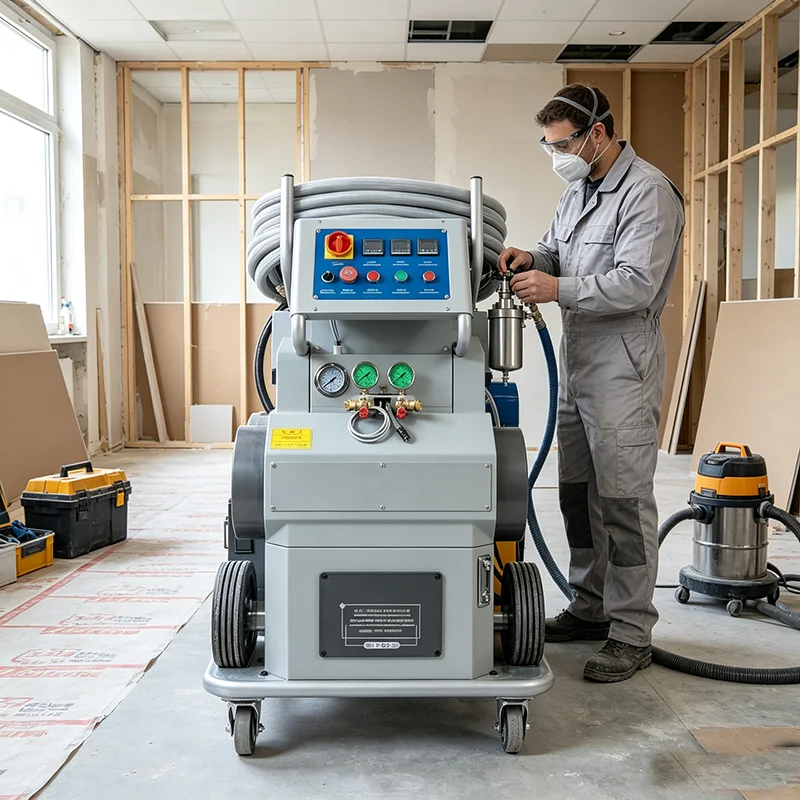 Compact Polyurethane Foam Sprayer Two‑Component System for Open‑Cell Foam Insulation Projects