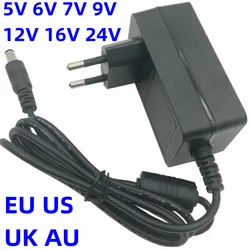 Alimentatore interruttore adattatore 5V 6V 7V 9V 12V 24V 0.5a 1.5a 1A 2A 2.5a 3A 3.5a 4A 5A 6A convertitore caricabatterie adattatore sorgente elettrica