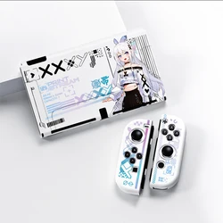 Juste de protection en silicone pour Nintendo Switch ou OLED Lite S6, étui pour carte de jeu, coque souple en TPU, jeu d'anime, fille mignonne et cool