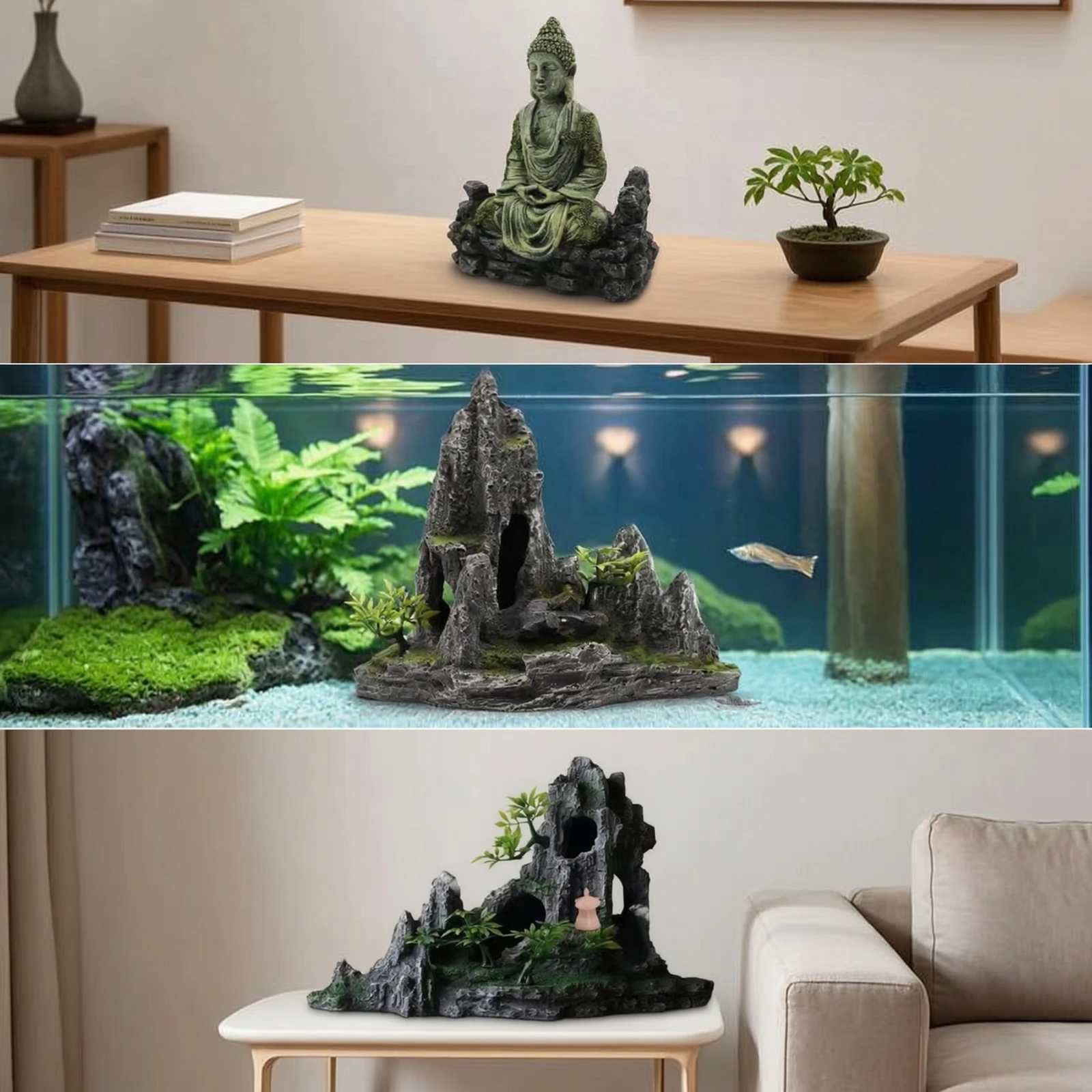 Aquarium Landscape Ornament Na - Aquarium Fish Tank recension och pris