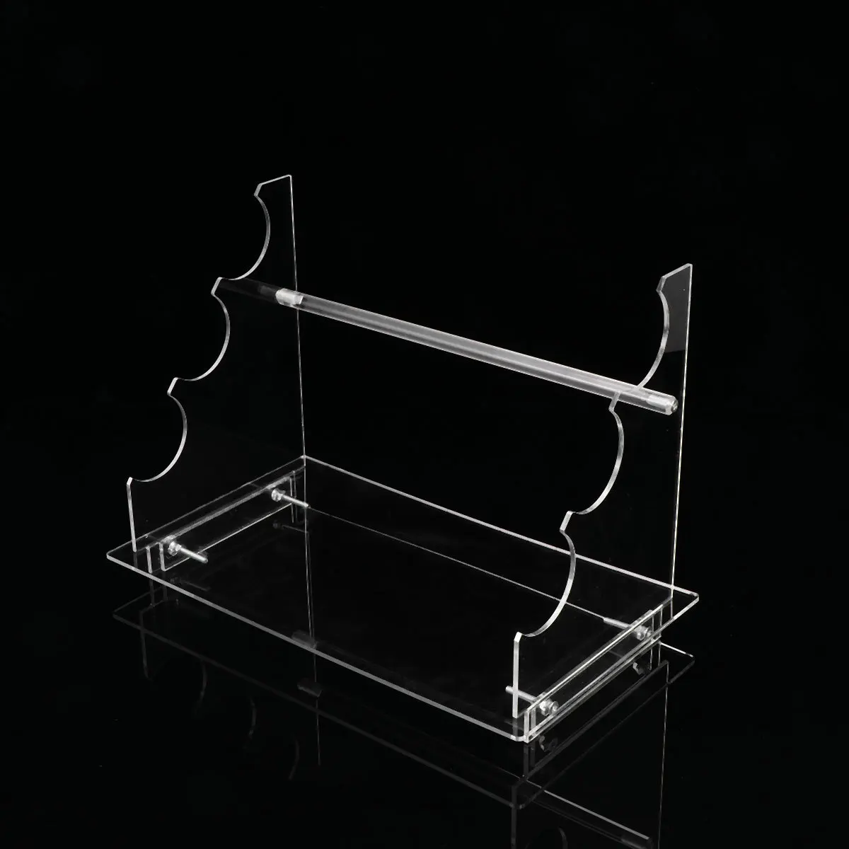 

1 Set 3-Tier Acrylic Bracelet Display Stand Transparent Jewelry Storage Rack Desktop Holder For Wristbands Organiser Showcase