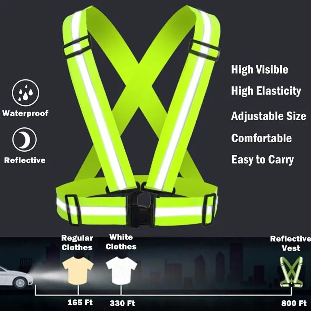 

Running vest Cycling bike reflective vest Essential for Cycling cyclist Male rider Safe Cycling
