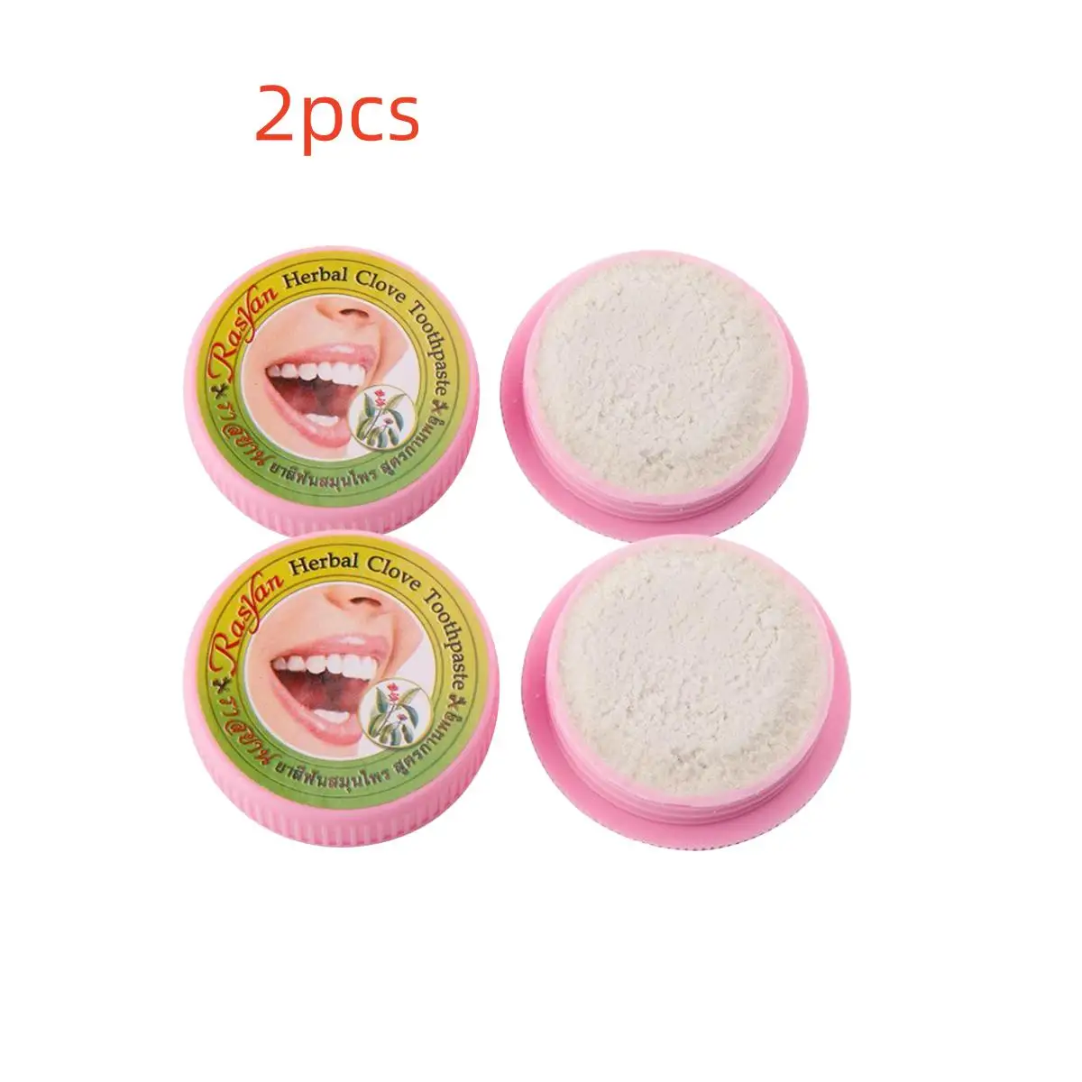 2pcs Natural Rasyan Herbal Clove Thailand Toothpaste Tooth Whitening Toothpaste Remove Bad Breath Dentifrice Tooth Paste