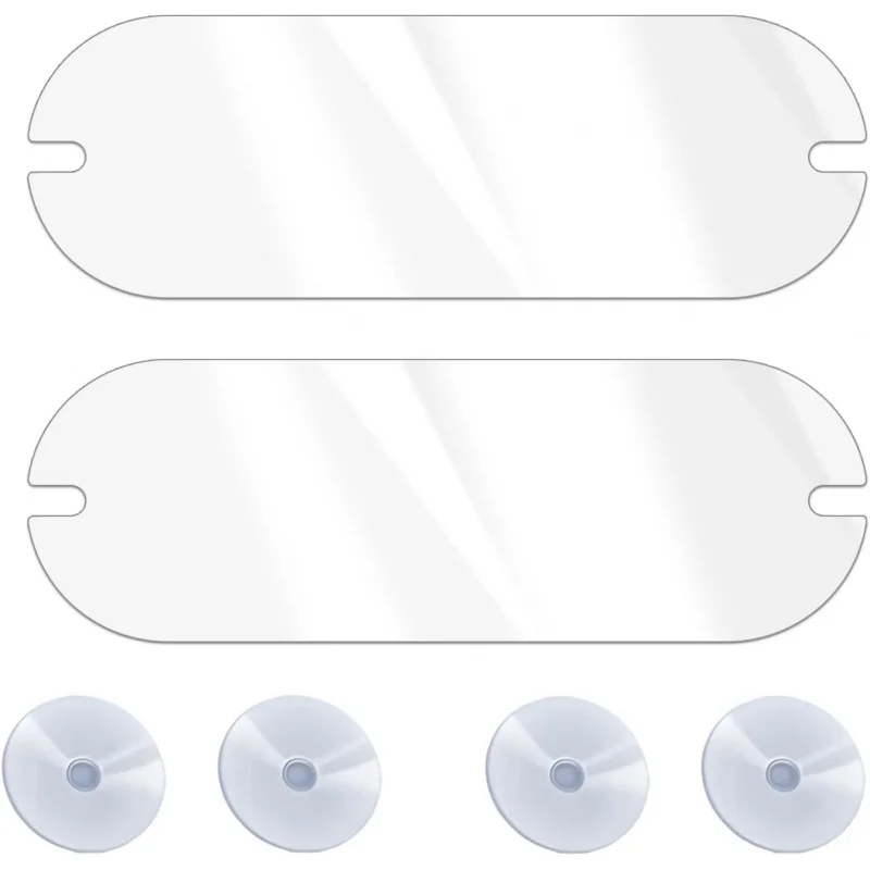 2PCS EZ Pass Holder, Transponder Ezpass with Strong Suction Cups, Universal Windshield Mount Strip Hol