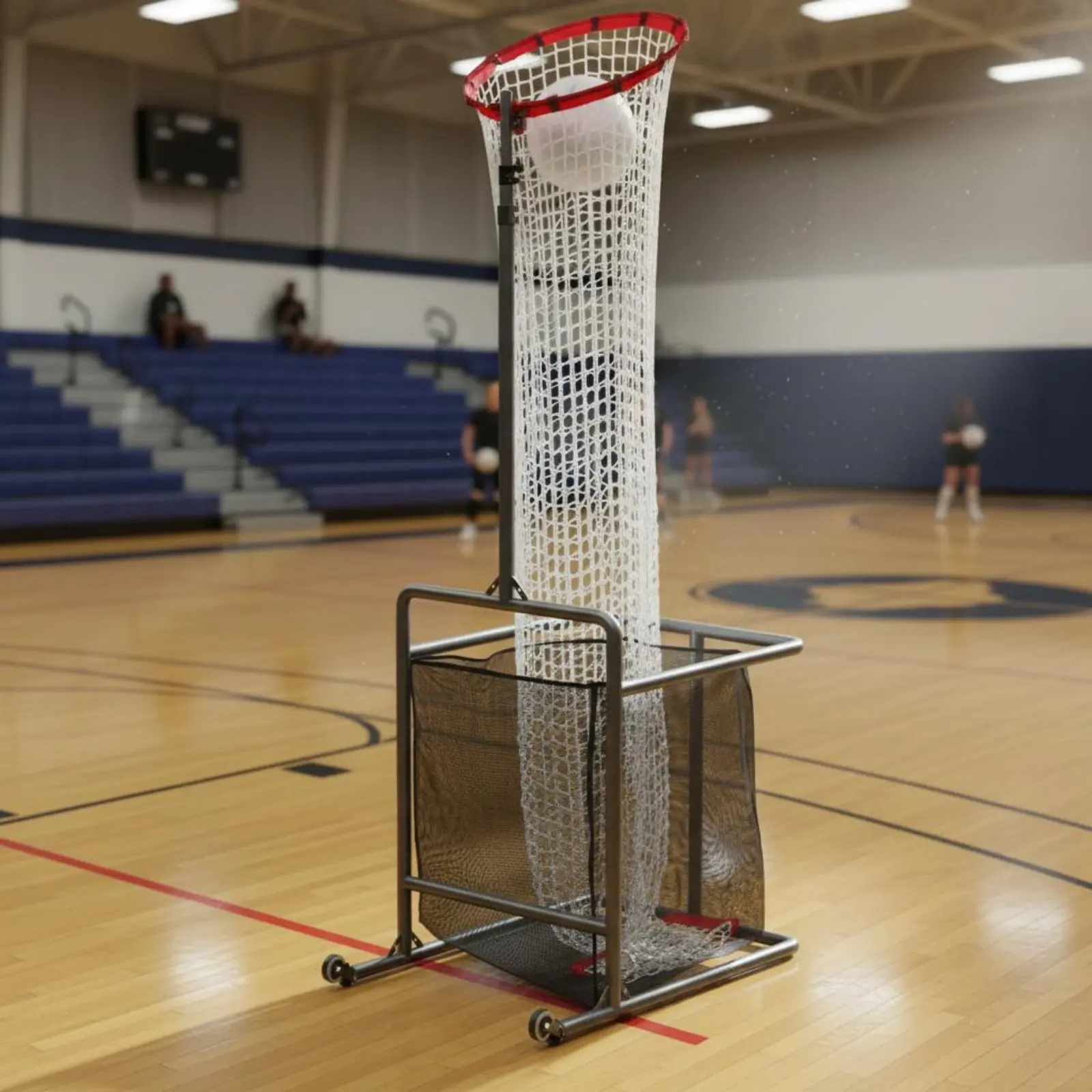 

Adjustable Volleyball Training Net Easy Assembly Portable Volleyball Practice Net with Carry Bag Indoor Outdoor Use for Players
