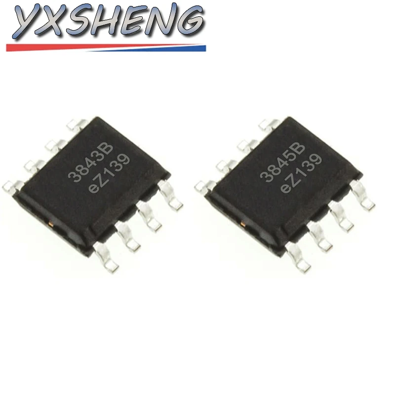 10 قطعة UC3843B UC3845B SOP-8 UC3843 UC3845 إدارة الطاقة SMD IC الدوائر المتكاملة #1