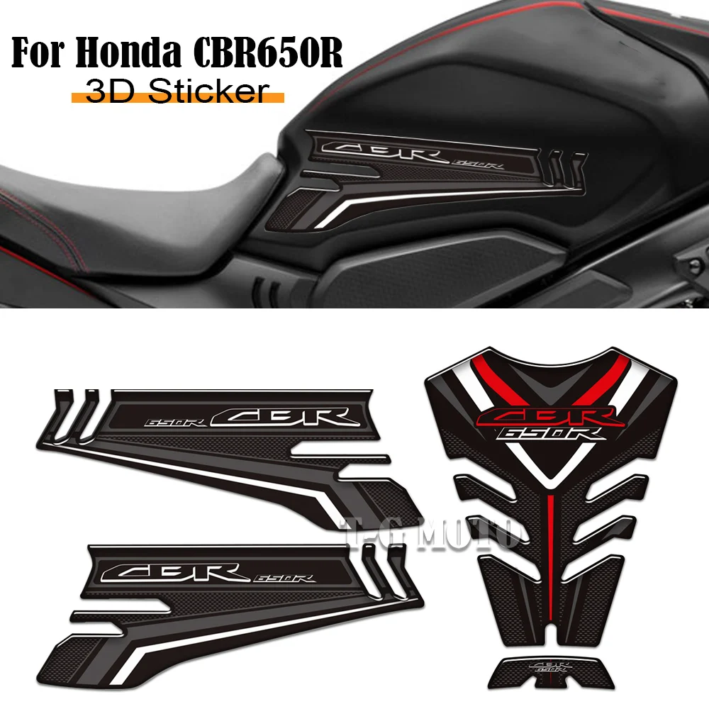 

For Honda CBR 650R CBR650R HRC Motorcycle 3D Sticker Tank Pad Protection Cover Stickers Decals
