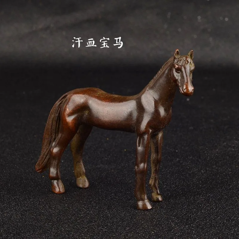 

Copper Tangma Steed Horse Sweat and Blood BMW Zodiac Decoration Tea Ceremony Tea Art Solid Display