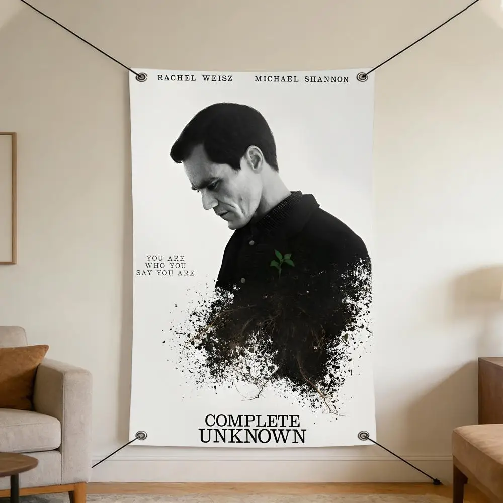 Movie A-A C-Complete U-Unknown Flags Cozy Home Flag 4 Grommets Anti-Wrinkle Waterproo  Indoor
