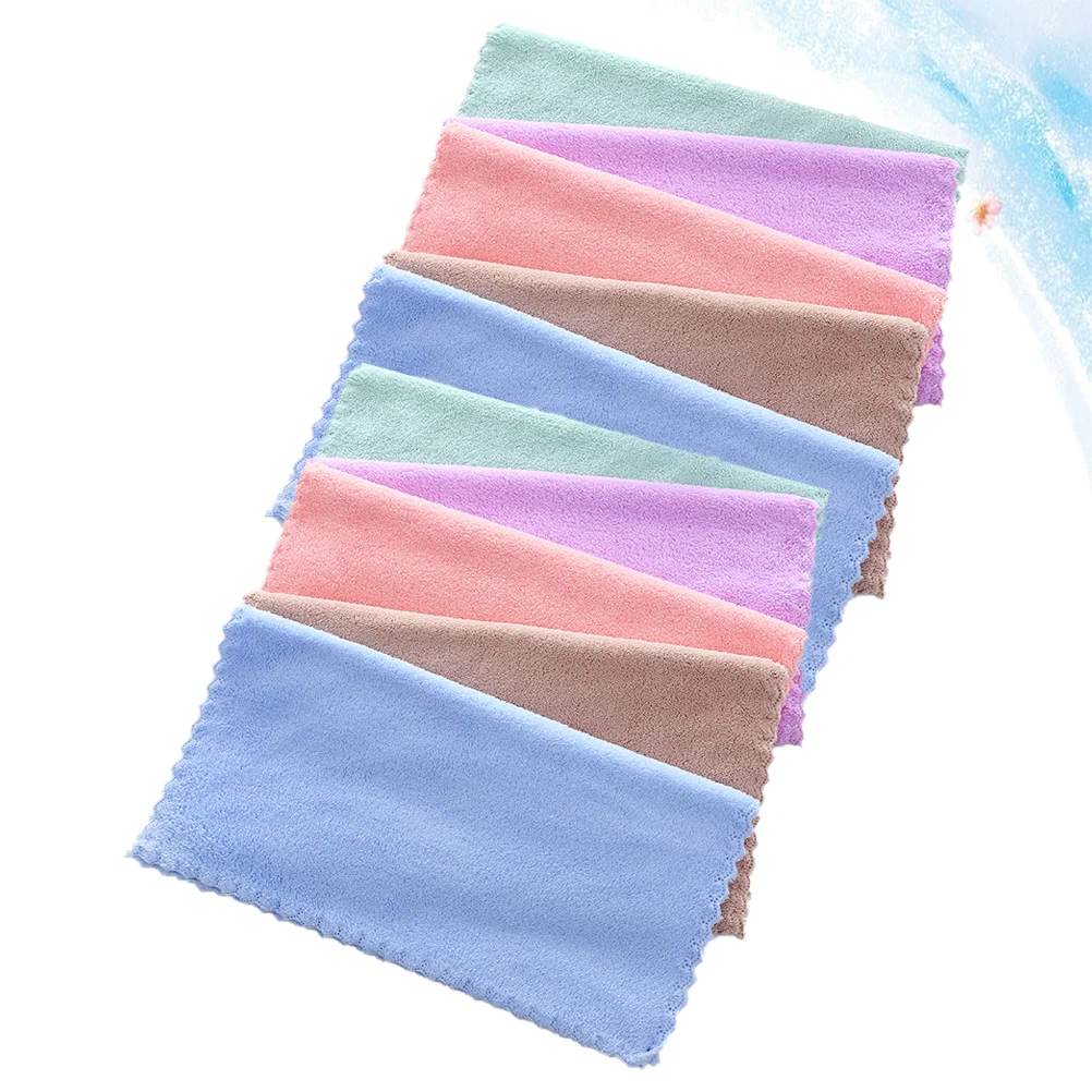 

10 Pcs Make up Child Wet Wipes Hair Turban Wrap Drying Towel Makeup Microfiber Cleansing