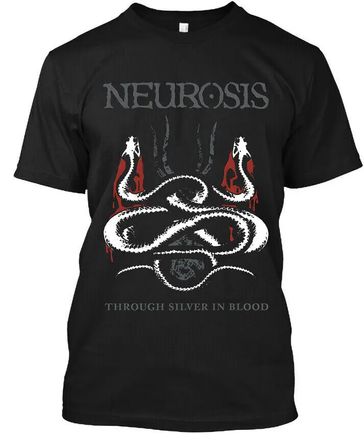 New Popular Neurosis Through Silver in Blood American Graphic T-Shirt Size S-4XL