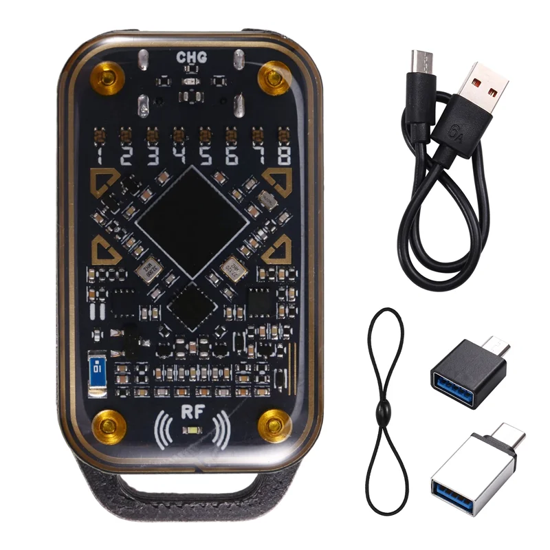 -MEOF Chameleon Ultra RFID قارئ الشرائح الذكية محاكي البطاقة الذكية 125Khz 13.56Mhz ID IC بطاقة فك NFC الناسخ