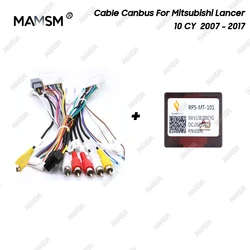 MAMSM Canbus Box For Android For Mitsubishi Lancer 10 CY 2007 2008 2009 - 2017 DVD Car Player XINPU RP5-MT-101 Wiring Cable