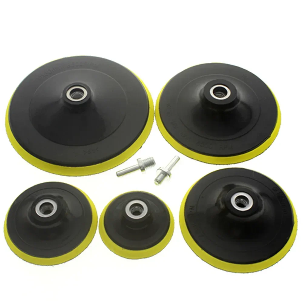 1Pcs 3" To 7" Self Adhesive Polishing Disc Flocking Sandpaper Suction Cup Car Paint Care Polishing Pad Power Tool Accessories