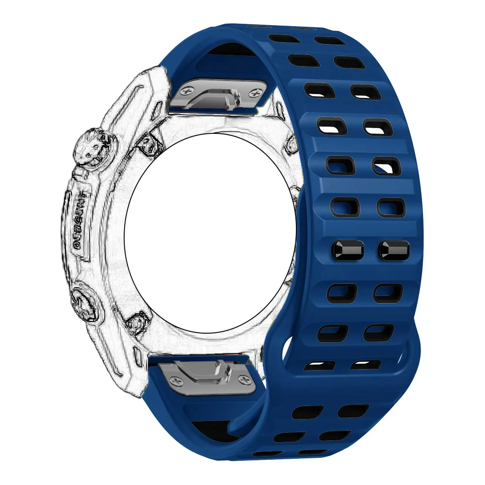 Силиконовый ремешок QuickFit 22/26 мм для Garmin Fenix8 7X 7 Pro 6X 6 Pro 5X 5 Plus Enduro3, браслет-браслет, подход S70-47 мм