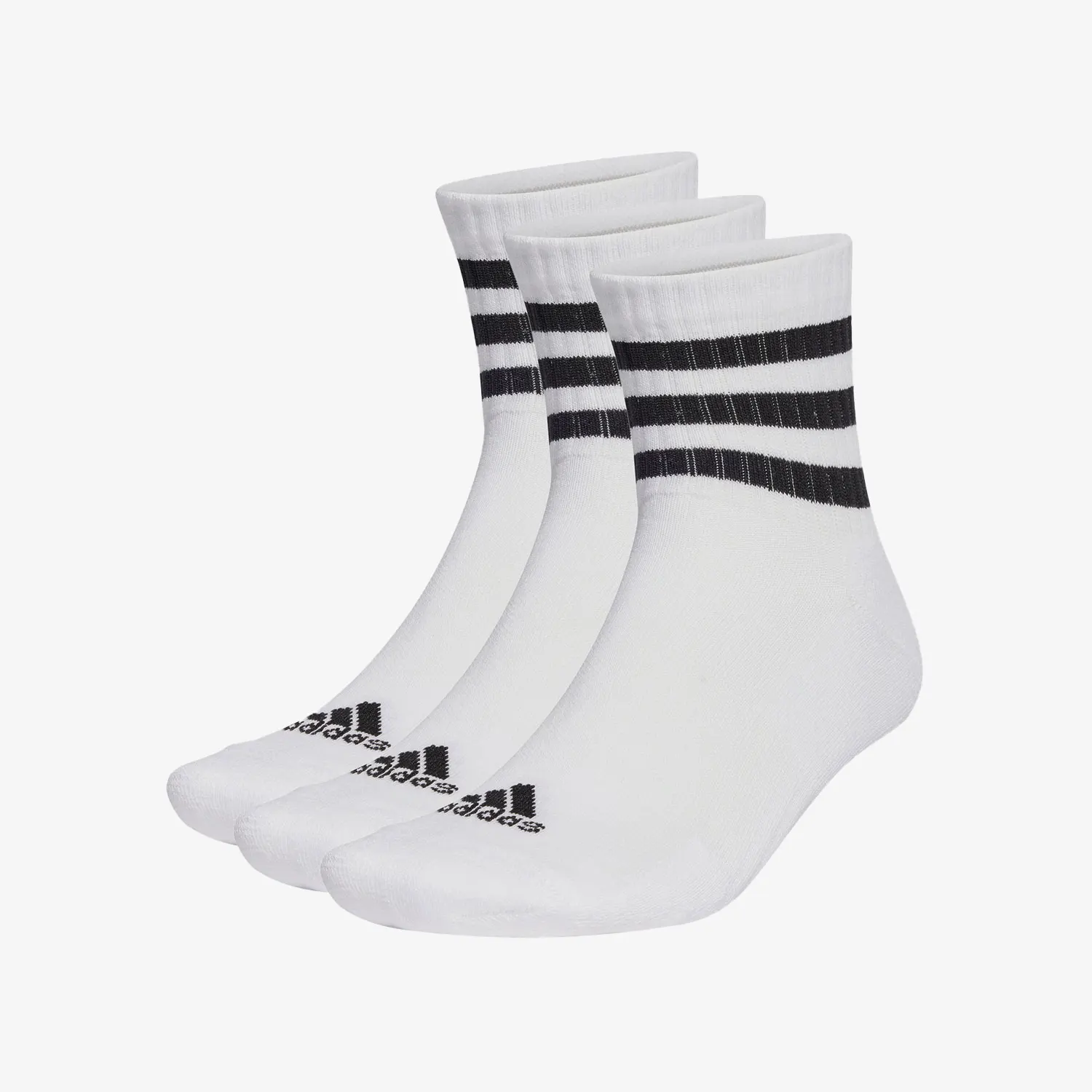 

Adidas Authentic Current Season New Men's Women's Sports Short Tube Socks Three Pairs Set HT3456