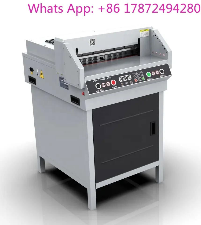 QK-450VS+ Automatic Guillotine Paper Cutter Cutting Machine 450 Book Making Machine Price